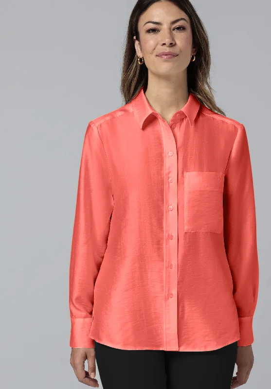 Ally Blouse Ruched Sleeve Blouse