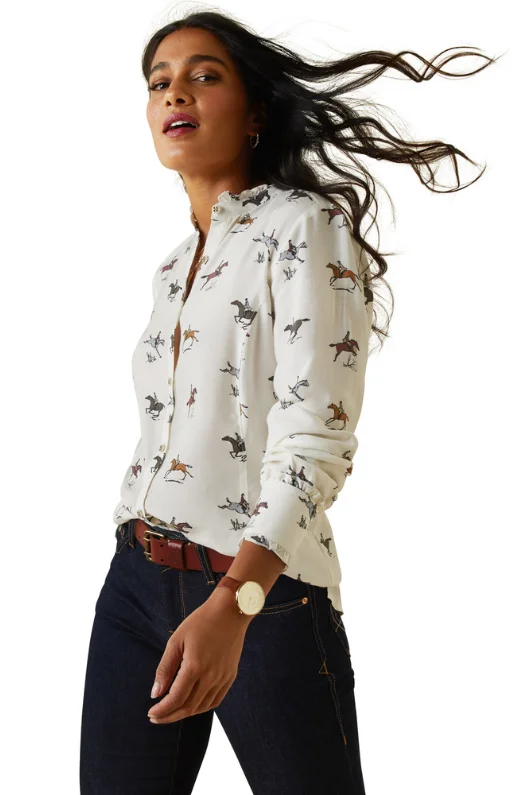 Clarion Blouse Floral Chiffon Blouse