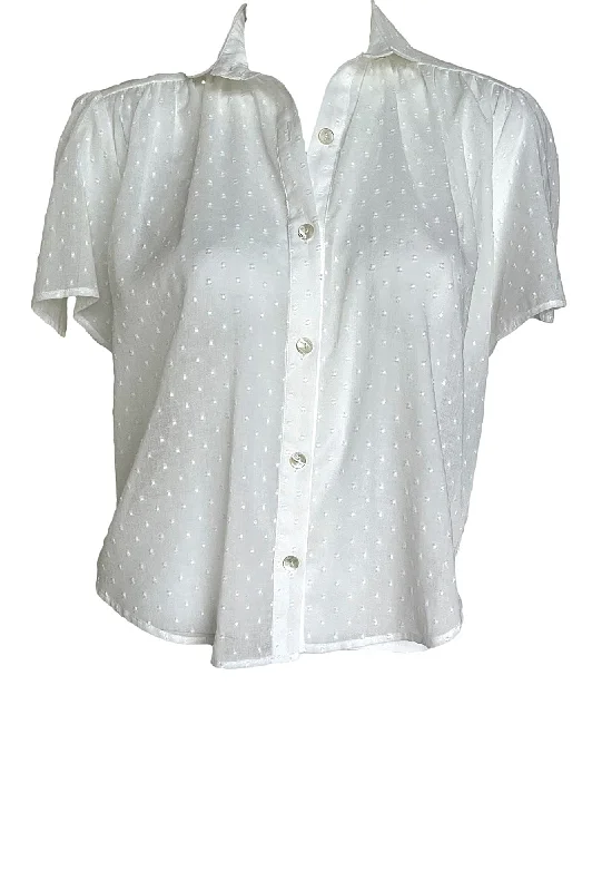 Georgina Blouse Double Button Blouse