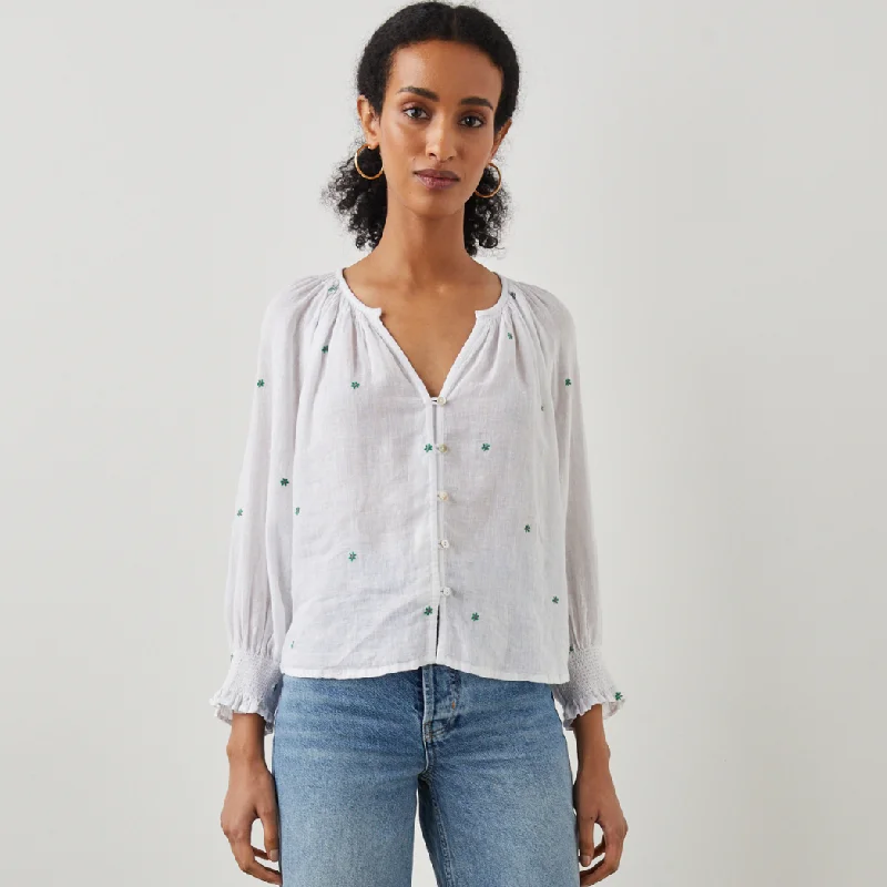 Maria 3/4 Blouse Short Sleeve Blouse