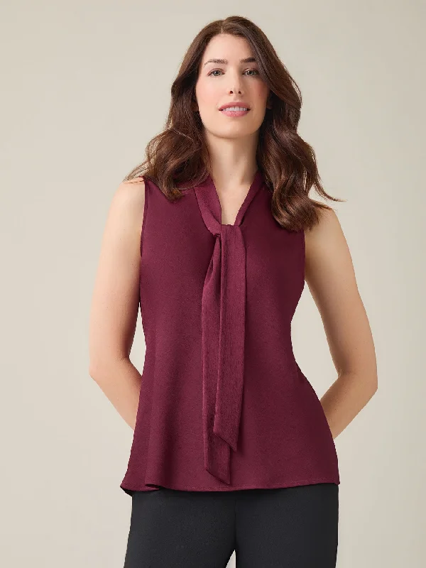 Plus Audrey Blouse, Satin Chic Wrap Blouse