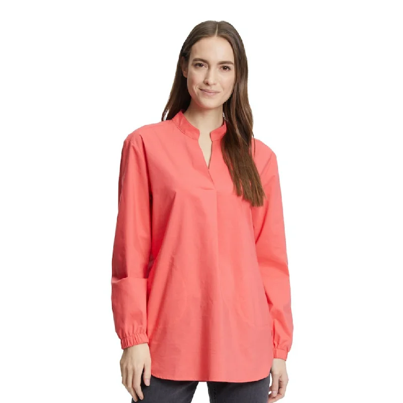 V Neck Blouse Lightweight Tunic Blouse