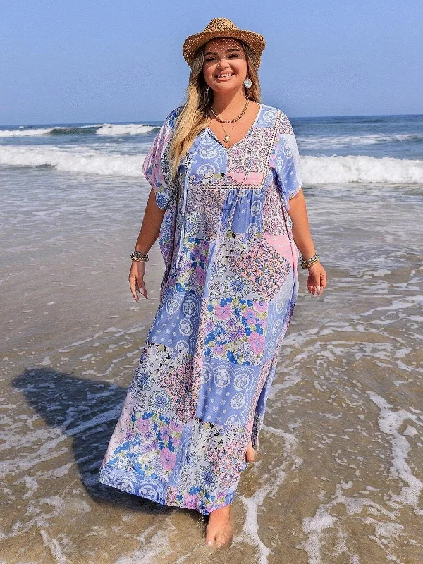 PLUS SIZE Giselle Maxi Dress Classic V-Neck Maxi Dress