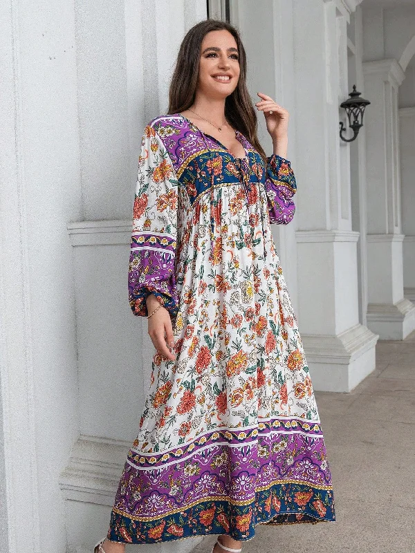 VESPA Maxi Dress Chic Summer Floral Maxi Dress