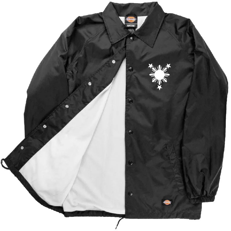 1 Sun and 3 Stars  Windbreaker Jacket Limited Edition Belted Jacket Elasticated Jacket Padded Jacket