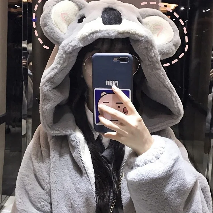 Cute koala jacket yv46021 Fleece Jacket Down Jacket Parka