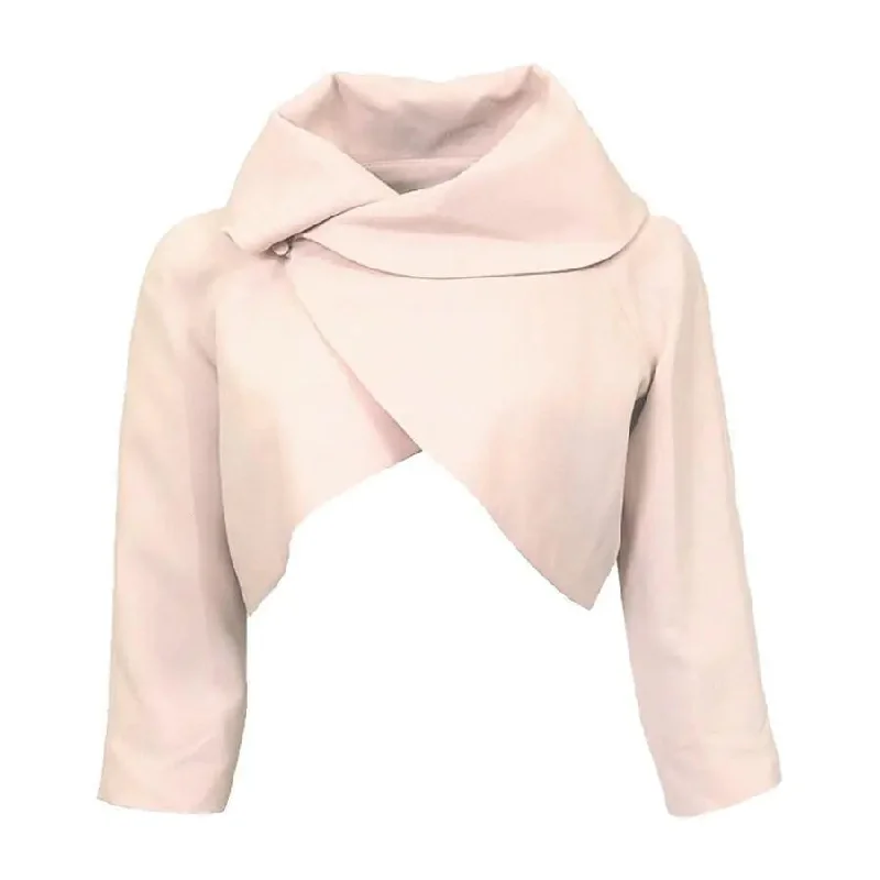 Margots Peach Sheath Jacket Satin Jacket Silk Jacket Chiffon Jacket