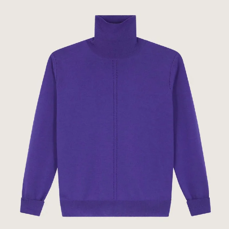 Grant Jumper (Purple) Fitted Slim Tailored