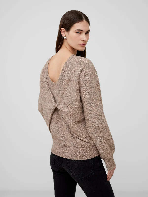 Kezia Twist Layer Jumper Sweater Knitwear Pullover