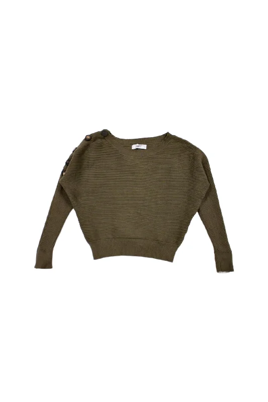 Zara Knit - Cropped Jumper Embroidered Appliqued Beaded