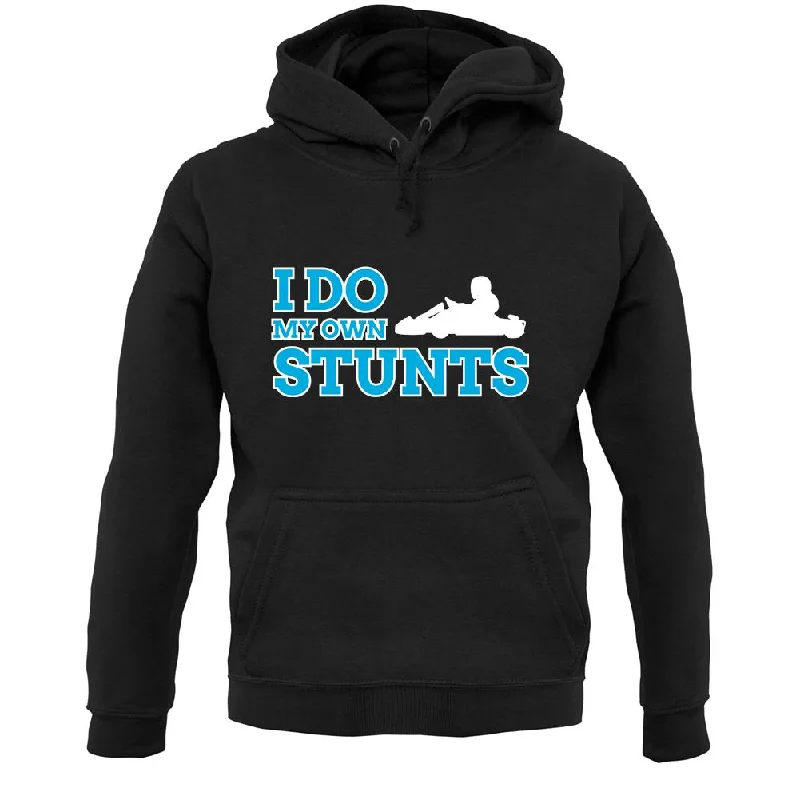 I Do My Own Stunts Go Kart Unisex Hoodie Hoodie with V-Neck Classic Versatile