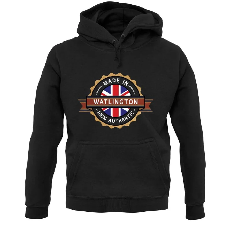 Made In Watlington 100% Authentic Unisex Hoodie Hoodie with Zipper Versatile Modern