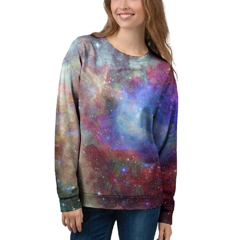 Star Nebula Galaxy Space Women's Sweatshirt Oversized Hoodie Comfort Casual