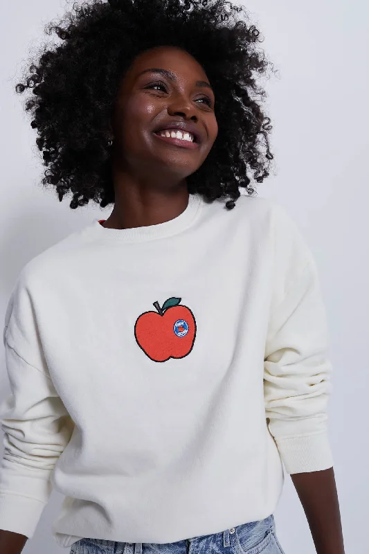 The Big Apple Oversized Sweatshirt Hoodie with Logo Branding Identity