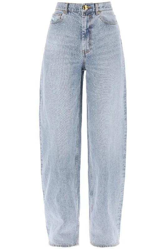 "curved Leg Natural Jeans For  - Light Blue Trendy Skinny High-Waist Jeans