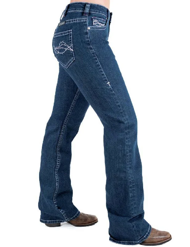 Cowgirl Tuff Ladies Jeans - Natural Waist - Freedom Comfortable Jogger Style Jeans