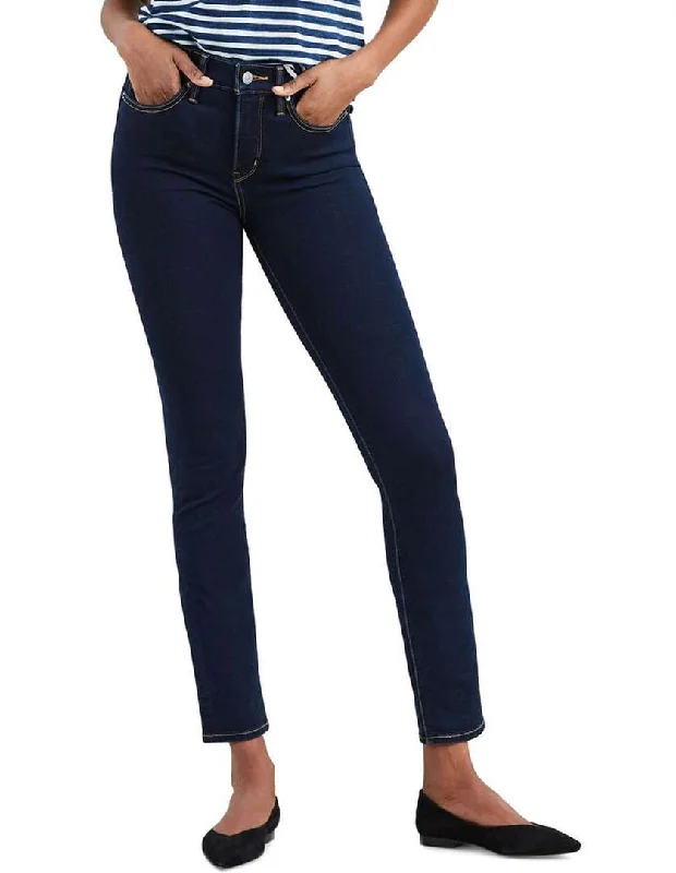 Levis 312 Ladies Shaping Slim Jeans 32 Leg Open Ocean Comfortable Drawstring Waist Jeans