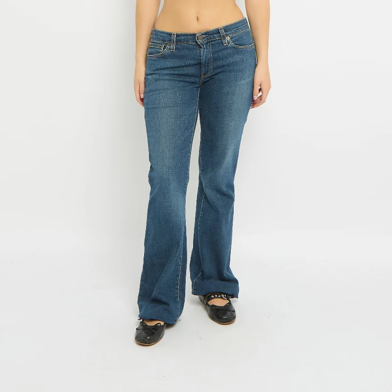 Levi's Boot Cut Jeans - UK 12 Chic Double Waistband Jeans