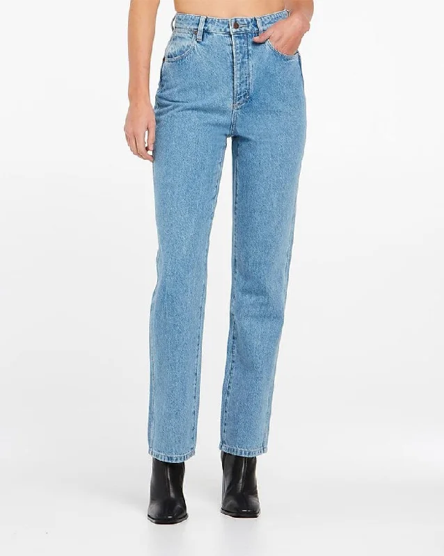 Lita Straight Denim Jean - Hempress Trendy Bootcut High-Waisted Jeans