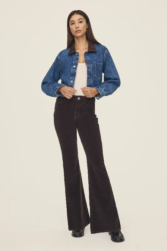 NAO - HIGH RISE BOOTCUT JEANS | AMERICANO Elegant High-Waisted Flared Jeans