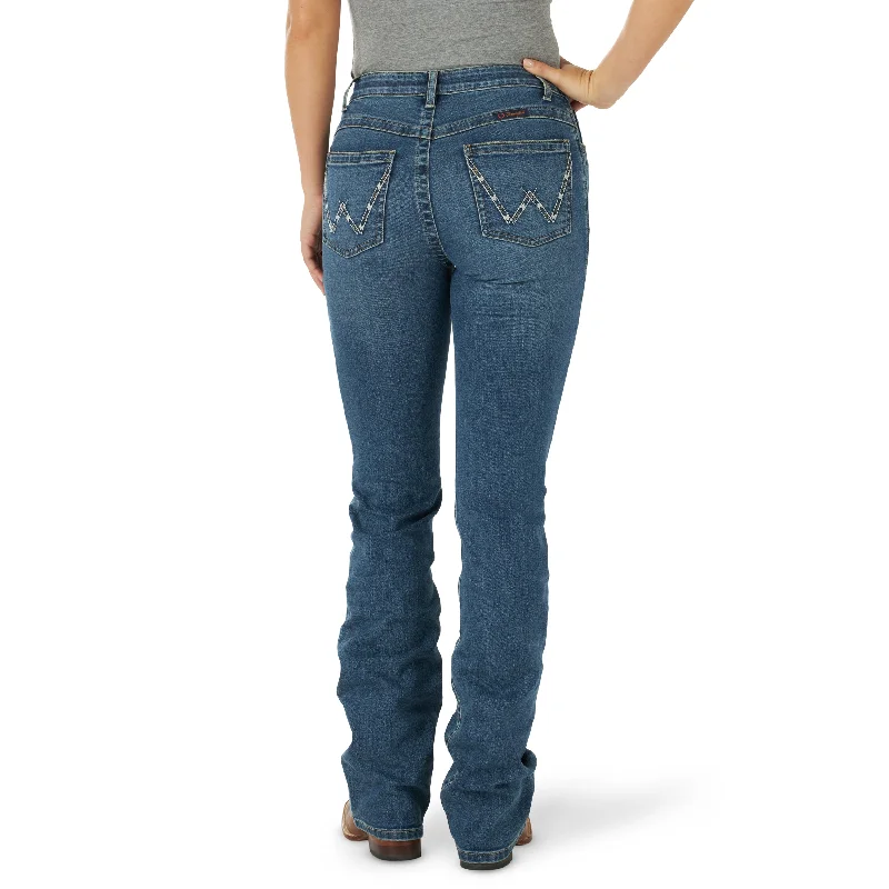 Wrangler USA Q Ladies Nellie WRW60 Willow Jean - 112318420 Stylish Slim Fit Denim