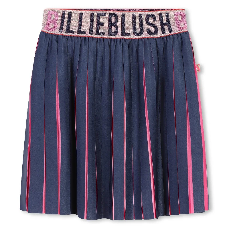 Billieblush Indigo Pleated Skirt denim skirt fashionable