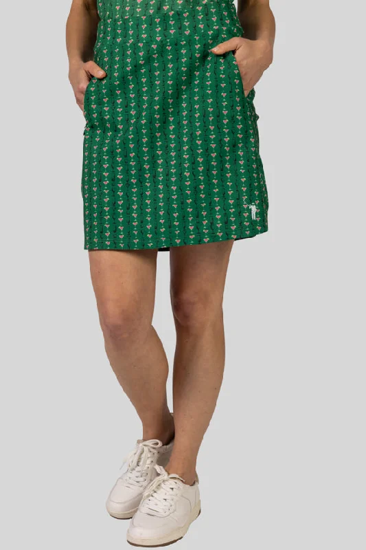 Cocktail Seersucker Women's Spinner Skirt lightweight skirt design