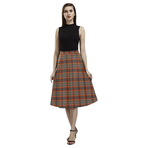 Innes Ancient Tartan Aoede Crepe Skirt chiffon skirt airy