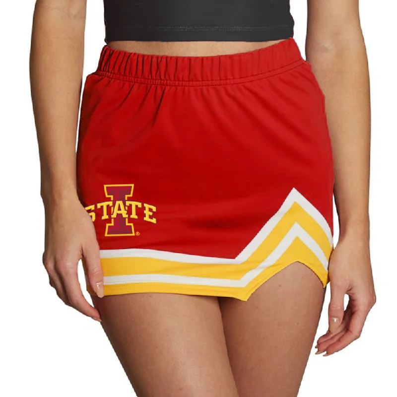 Iowa State Game Day Skirt button skirt front