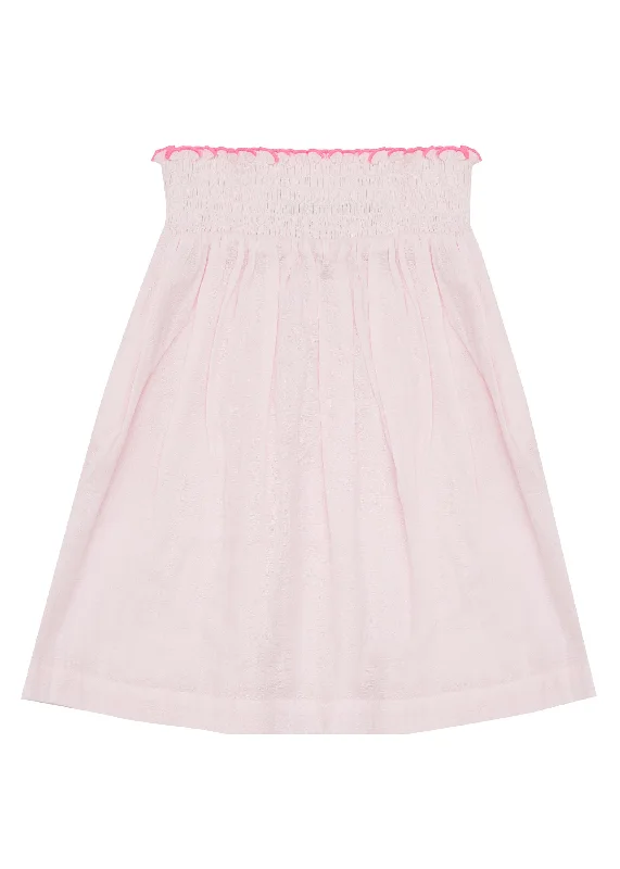 Mildred Skirt-Pink Pond silk skirt sleek