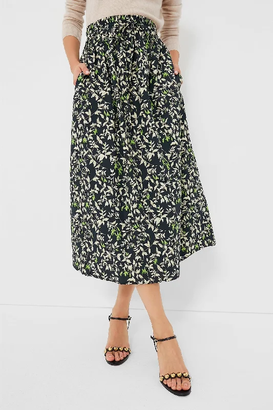 Verdant Iris Cece Skirt asymmetrical skirt cut